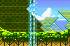 The Leaf Forest Zone - Tails sprites from Sonic Advance 3