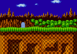 The Leaf Forest Zone - Sonic 1 backgrounds