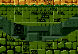 The Leaf Forest Zone - Sonic 1 backgrounds